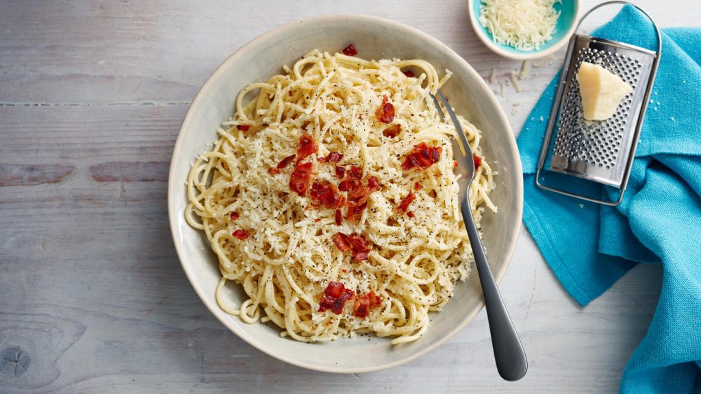 Jamie Oliver's spaghetti carbonara recipe