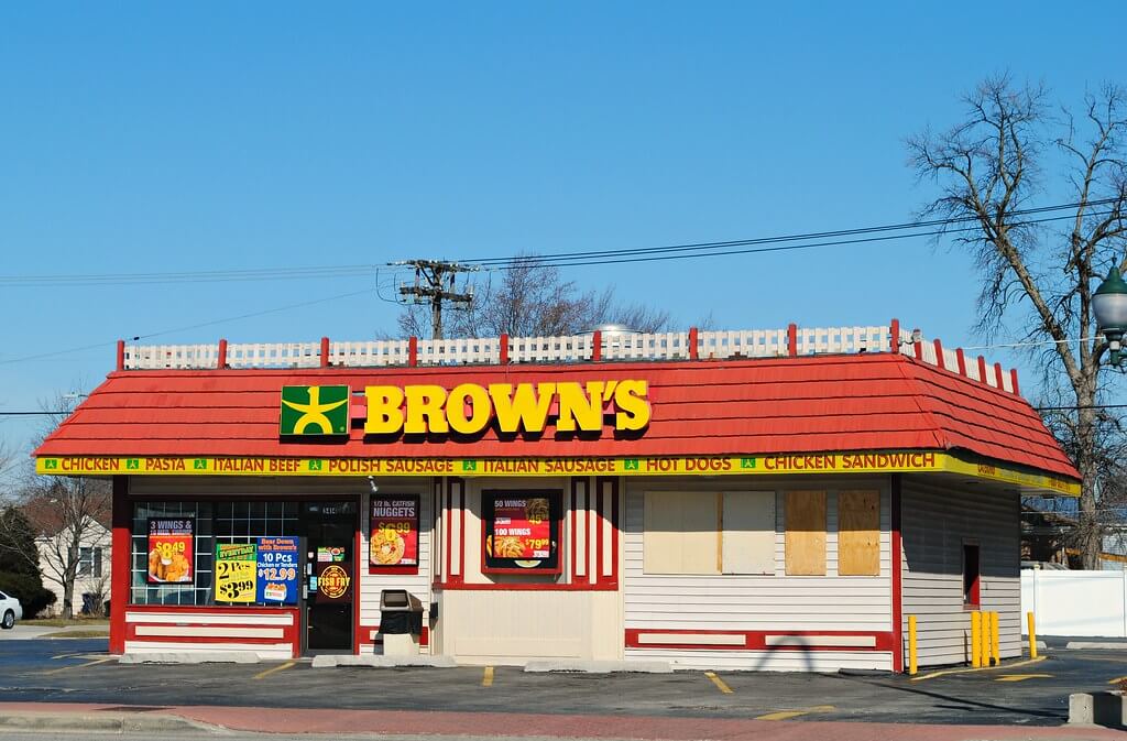 Store of Browns chicken and Pasta