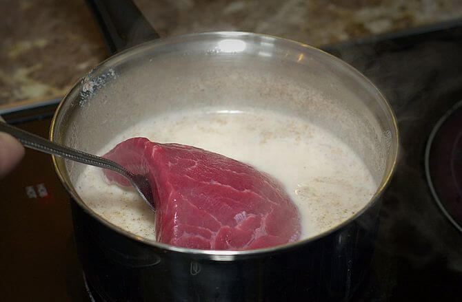 Milk Steak recipe
