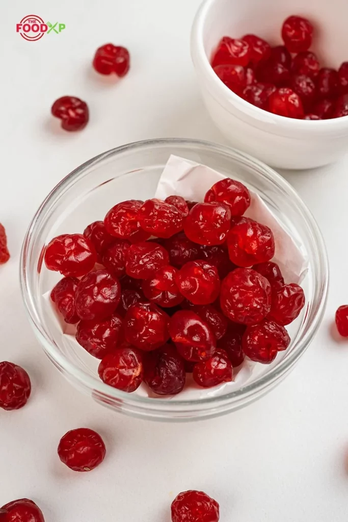Cherry Sours Candy Close Up Red Candy Pieces