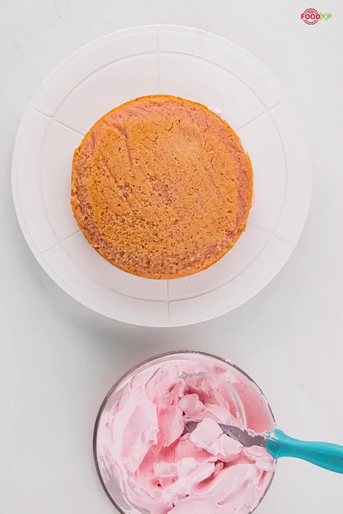 Vegan Strawberry Cake step 7