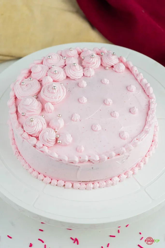 Vegan Strawberry Cake step 8