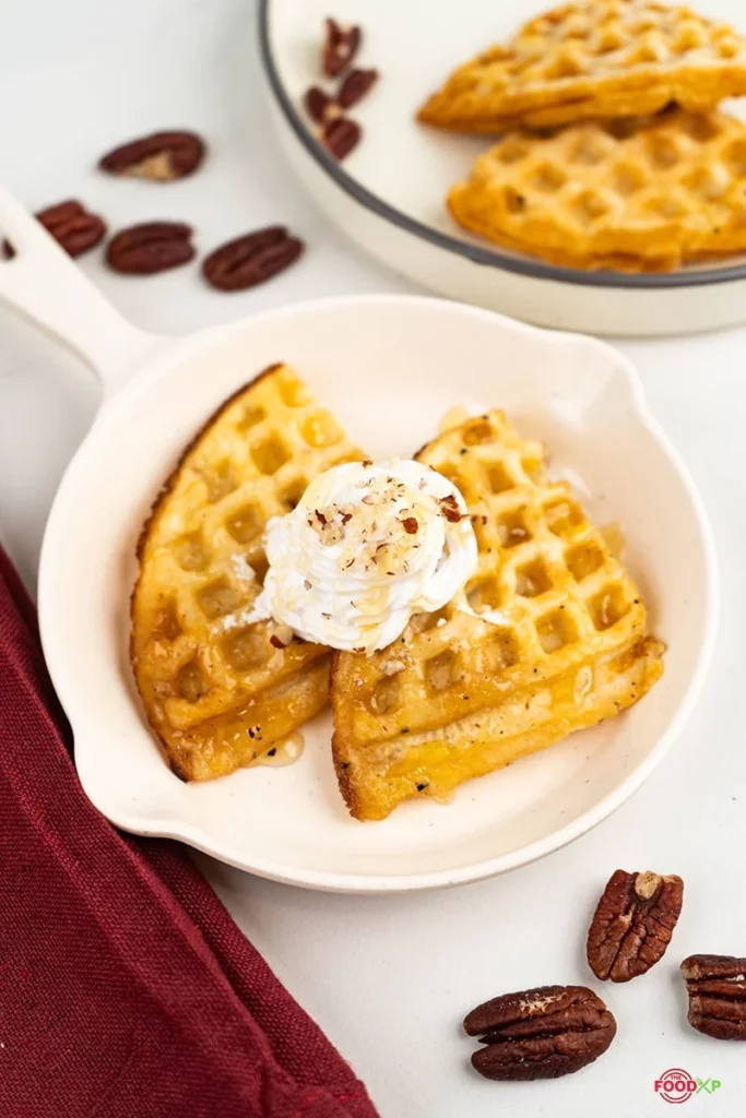 Cinnamon Pecan Waffle