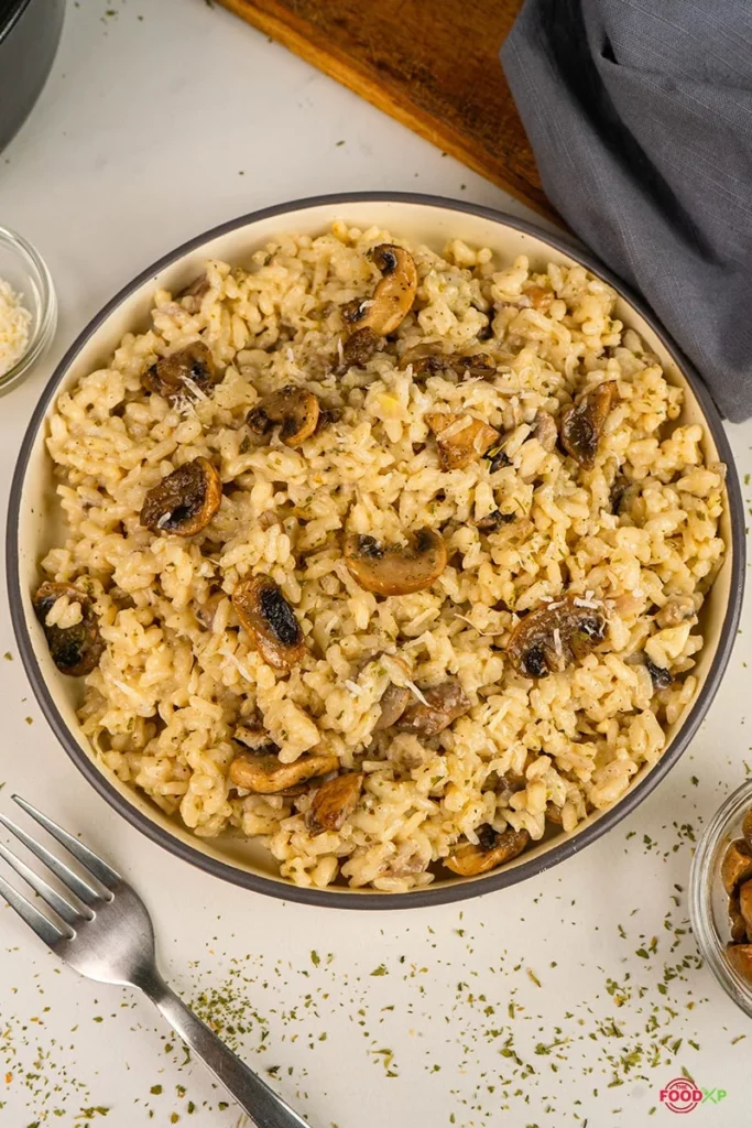Homemade Mushroom Risotto