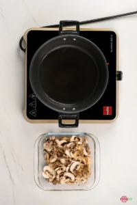 Mushroom Risotto Step 1