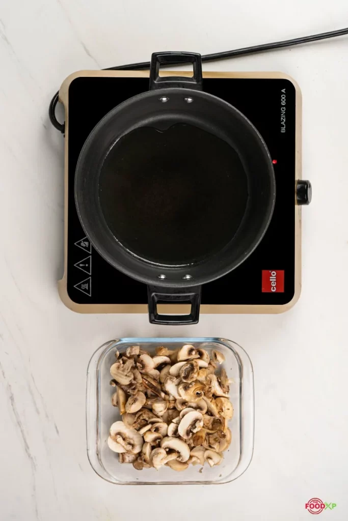 Mushroom Risotto Step 1