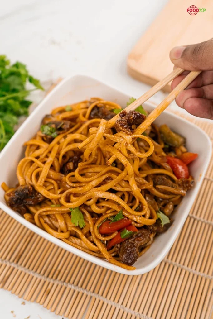 Pork Lo Mein ready in 15 minutes