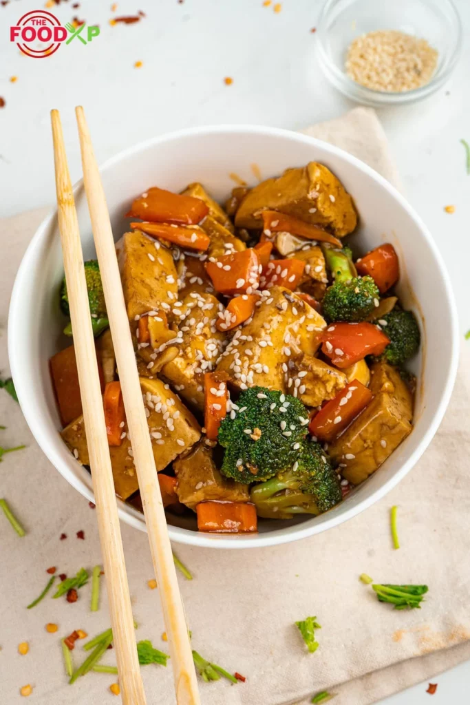 Stir Fry Tofu with Vegetables At Home
