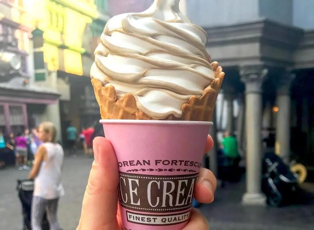 Butterbeer Ice Cream at Universal Studios