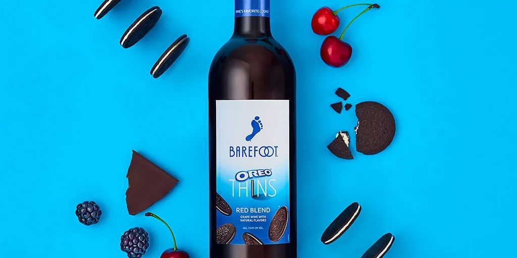 Barefoot x Oreo Thins Red Wine