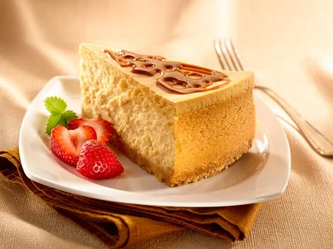 Beautifully caramelized Dulce De Leche Cheesecake