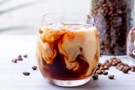 Chilled iced coffee