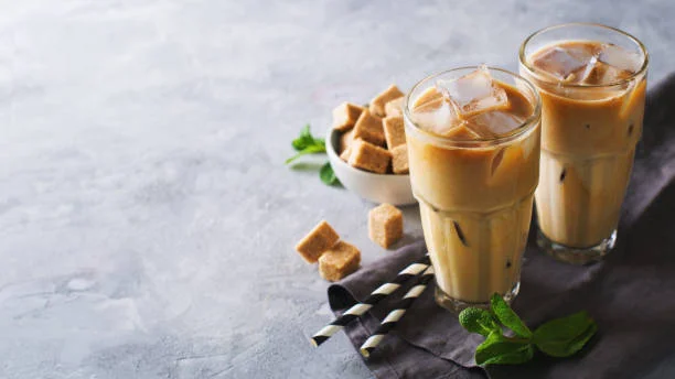 chilled mocha iced coffee