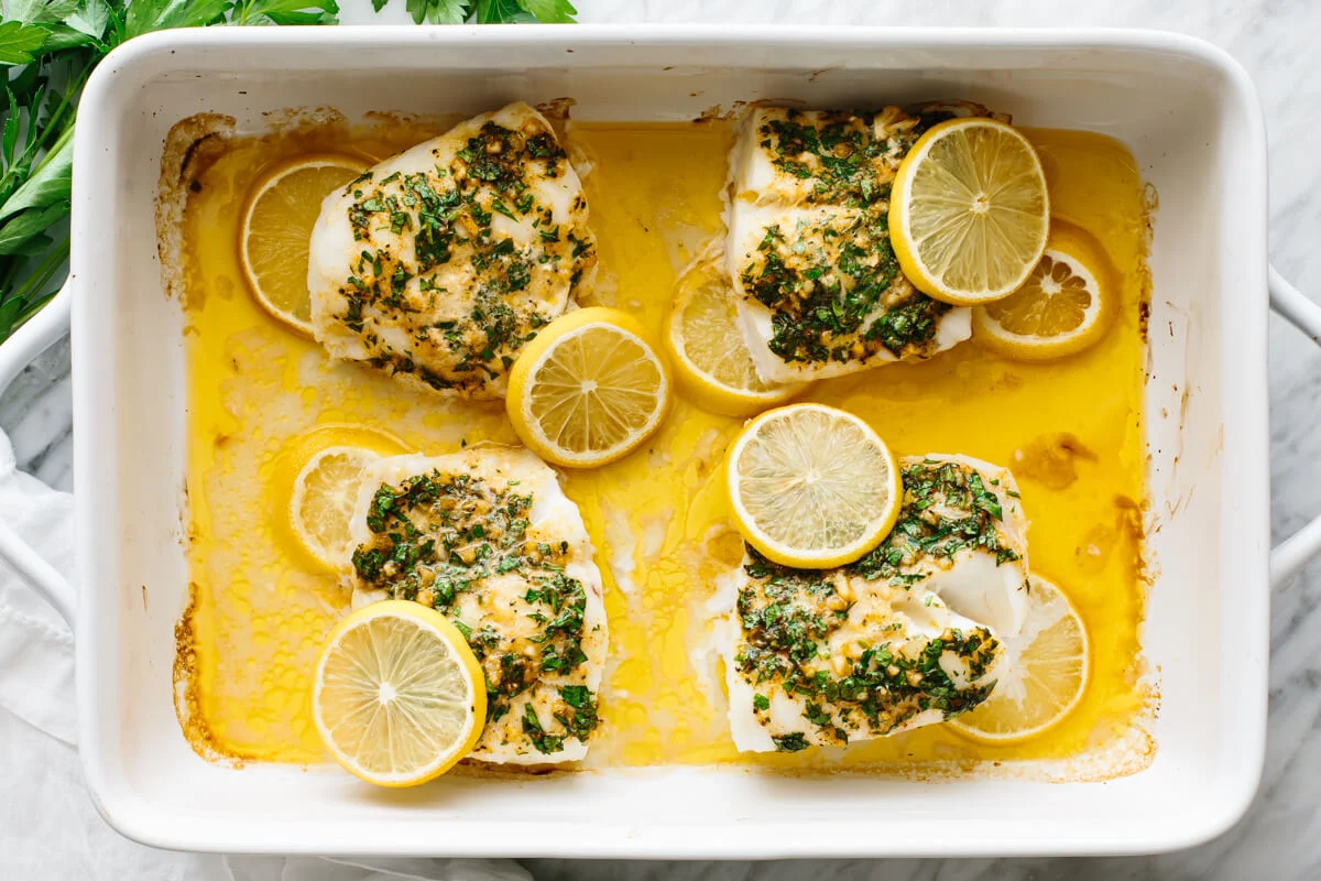Flavorful homemade cod