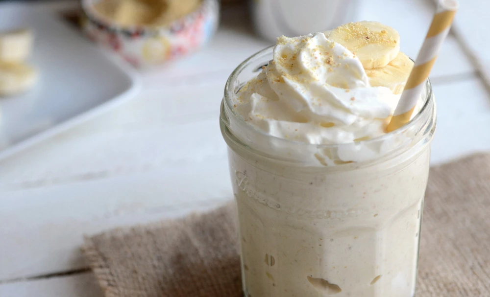 Dr Pepper Shake Topped With Whipped Cream 