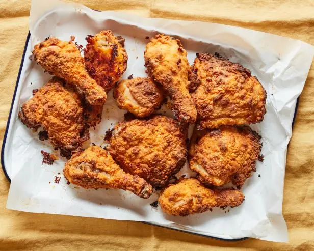 Crispy fried chicken with no buttermilk