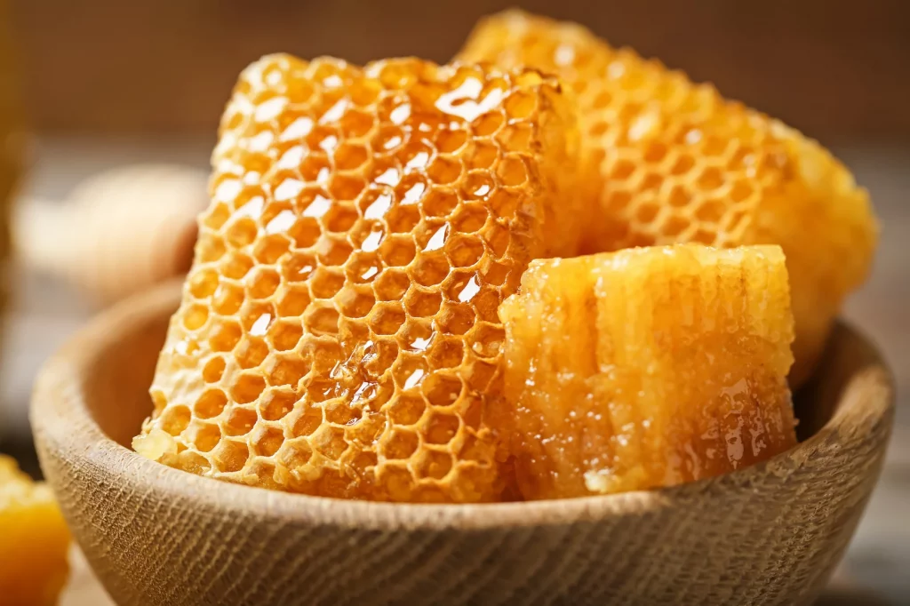Honeycomb in a bowl