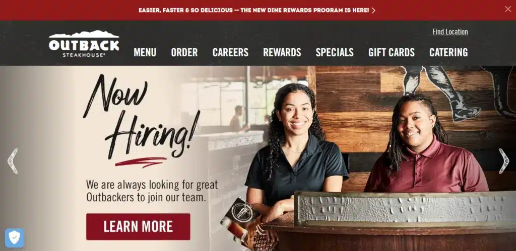 Outback Steakhouse Drinks Menu Official Page