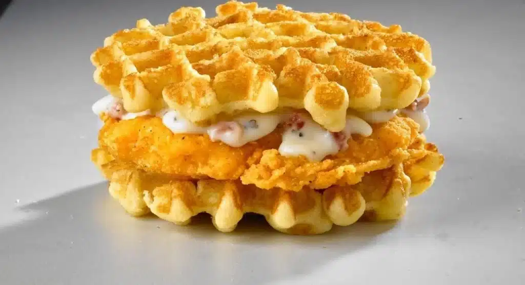 White Castle Chicken and Waffle Slider
