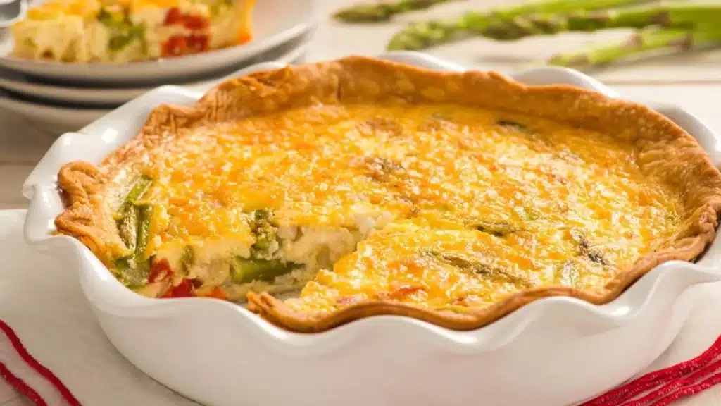 Quiche In Pastry Sheet Pan