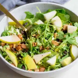 Colorful Brussel Salad In A Bowl