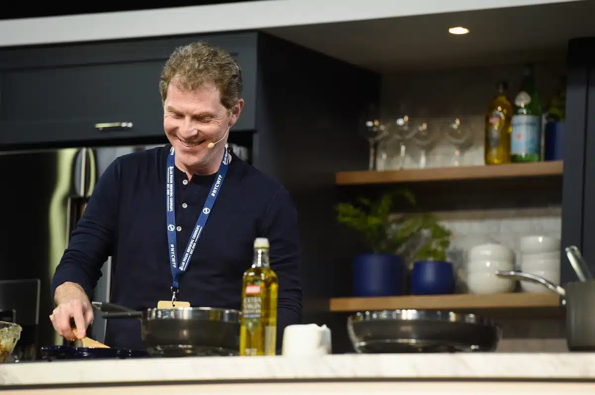 Bobby Flay While Cooking