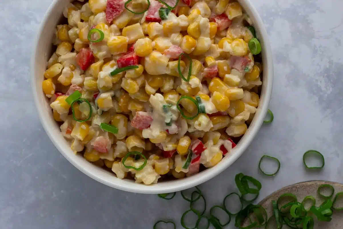 Corn Salad In Bowl