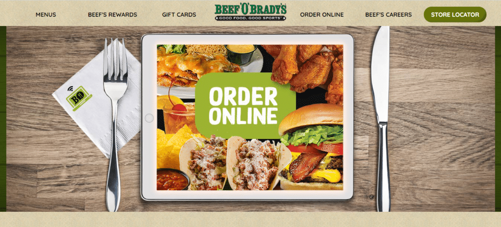 Beef 'O' Brady's Official Page