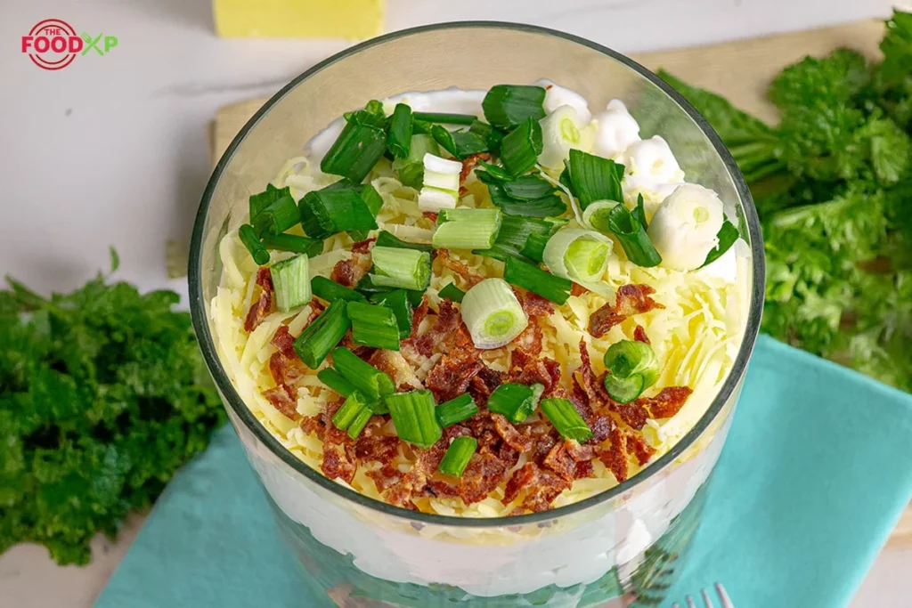 Classic Paula Deen Seven Layer Salad