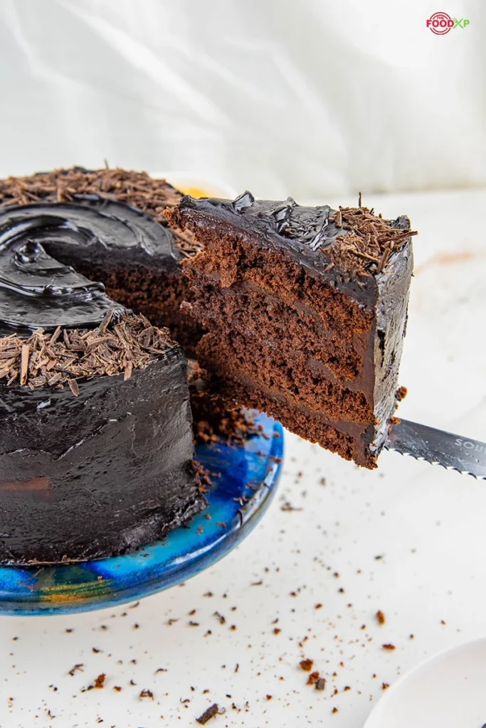 Homemade Chocolate Truffle Cake