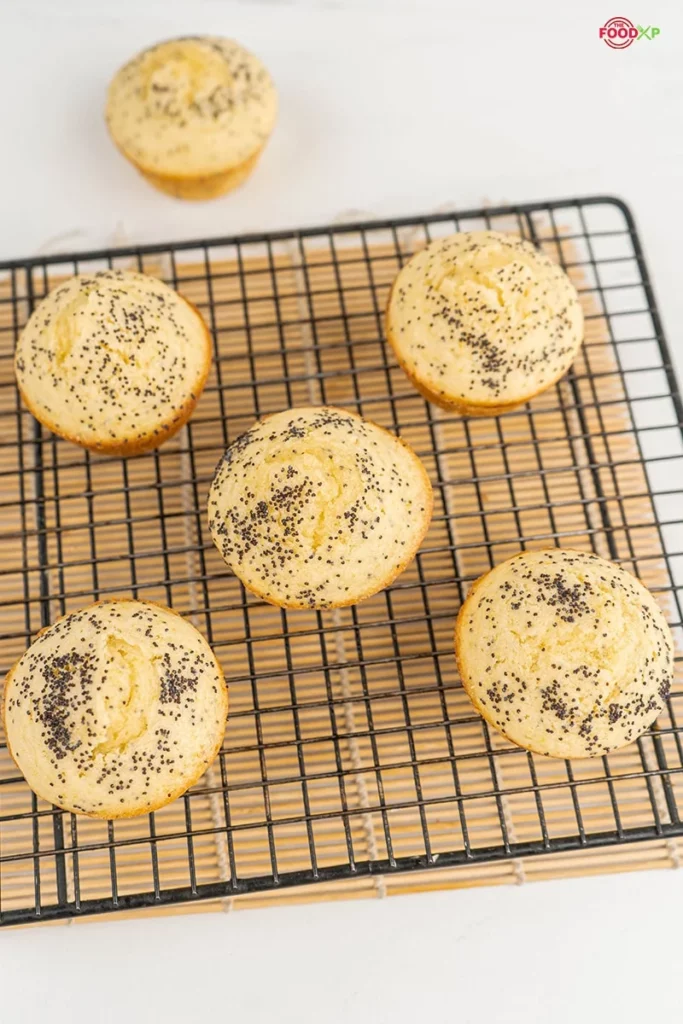 Lemon Poppy Seed Muffins Served