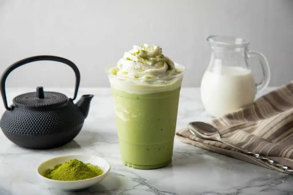 Starbucks green tea Frappuccino matcha