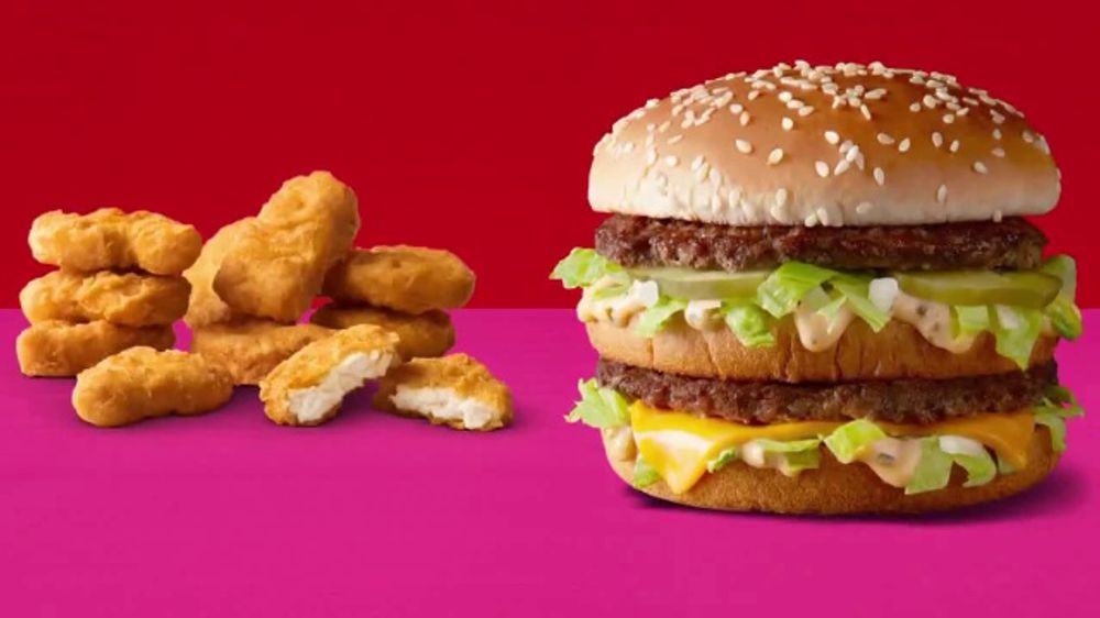 McDonald's 2 for $5 Deal burger and nuggets