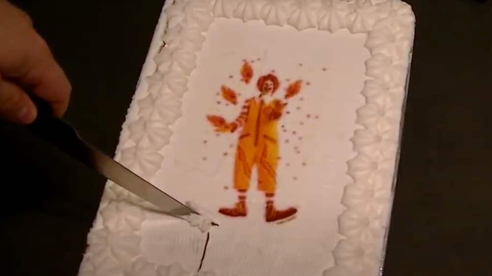 McDonald's Birthday Cake 