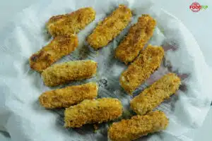 Frying Sonic Mozzarella Sticks