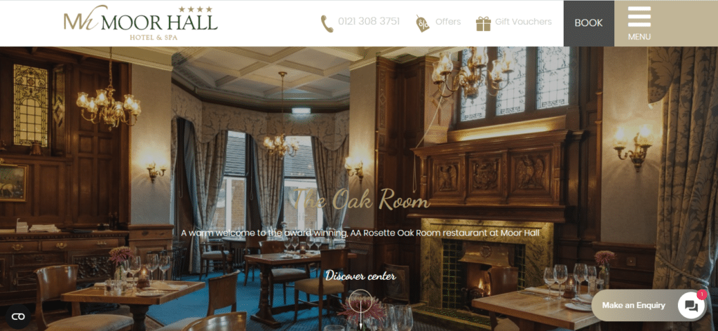 Oak Room Restaurant Official Website