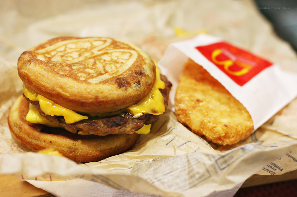 Sausage Egg and Cheese McGriddles meal