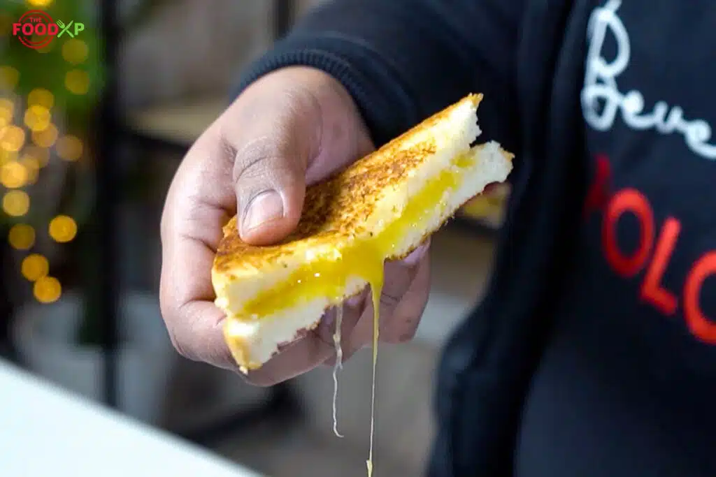 Cheese Toastie is prepared