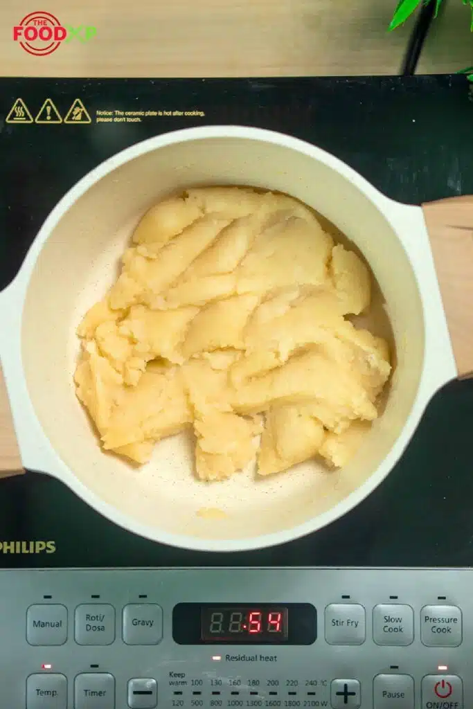 Funnel Cake Recipe Step 4 without milk