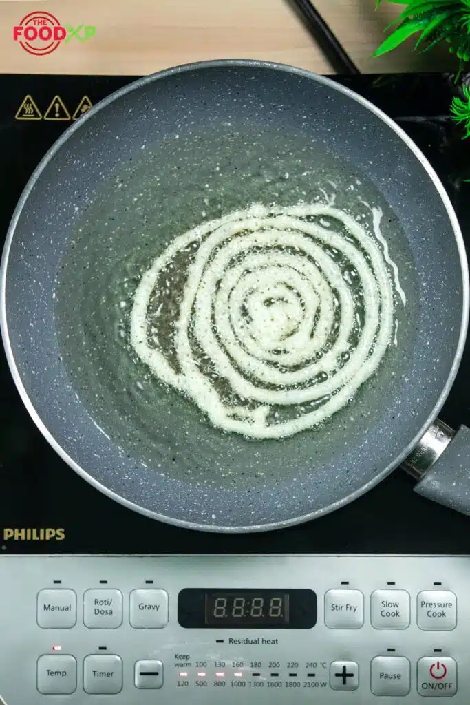 Funnel Cake Recipe Step 8 without milk