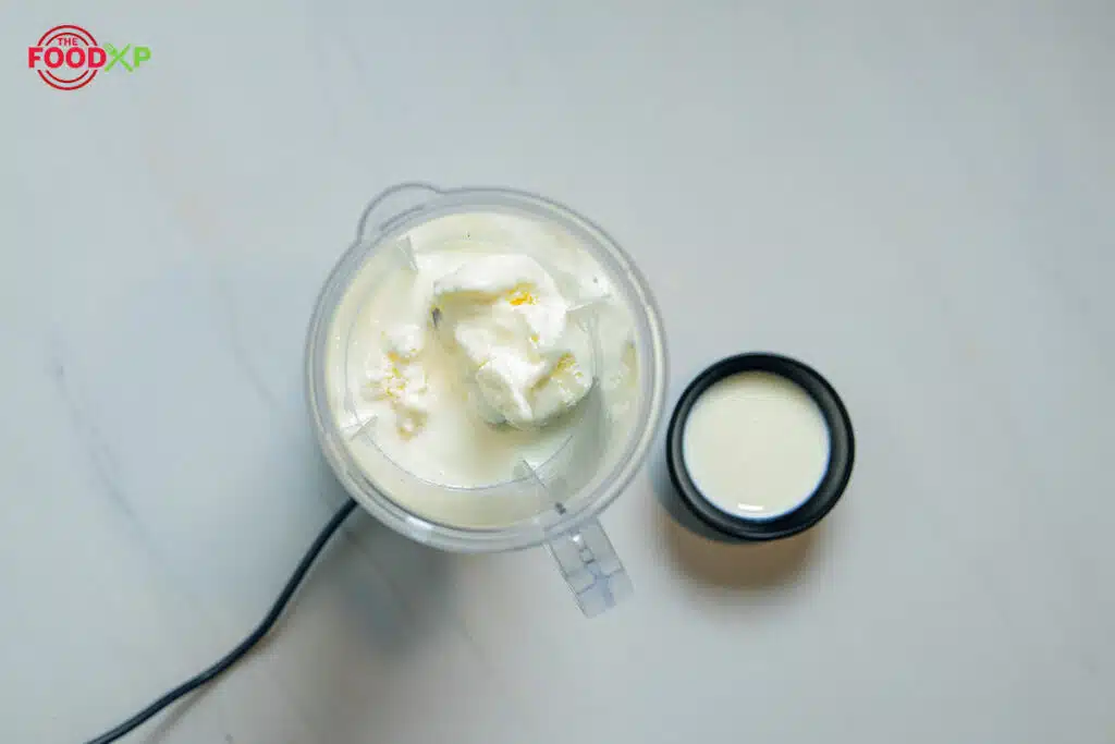 McDonald's Chocochip Frappe Step 1