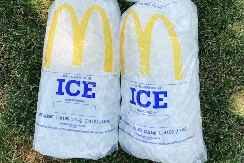 Yes, McDonald's sell ice!