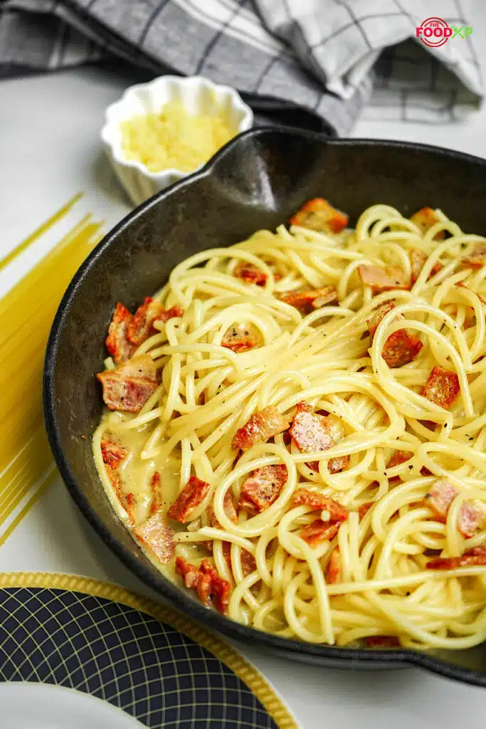 Jamie Oliver Style Caronara Recipe At Home