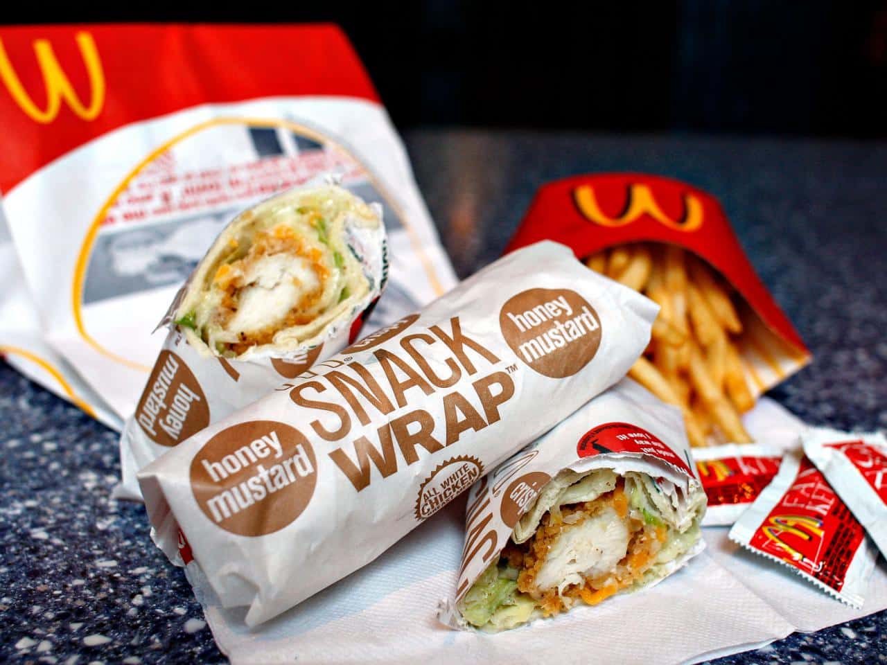 McDonald's chicken wrap calories