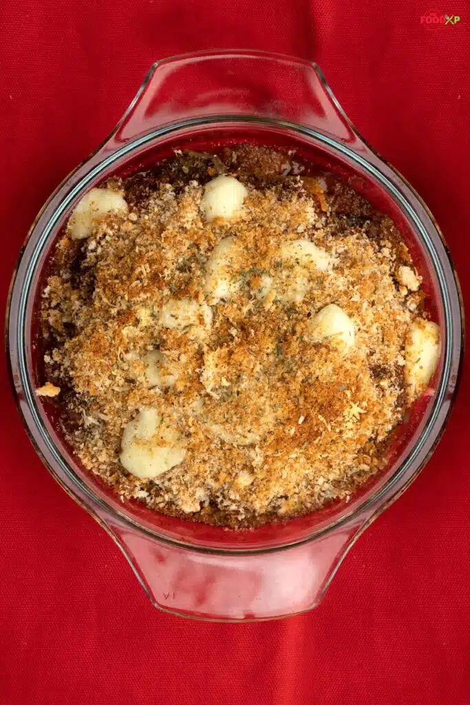 Serving Jamie Oliver Eggplant Parmesan