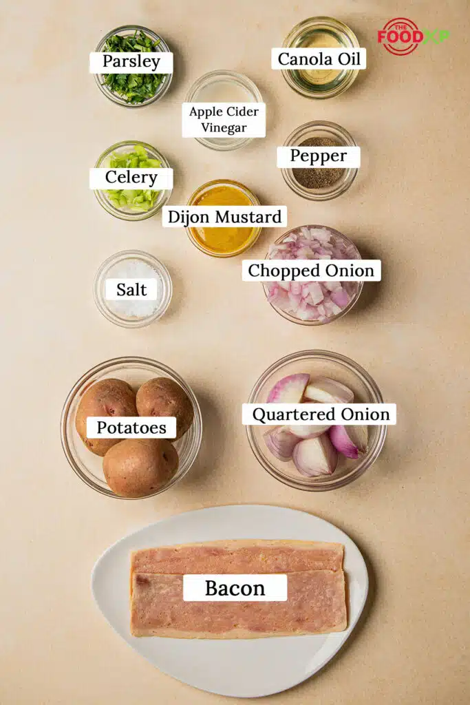 Bobby Flay German Potato Salad Ingredients