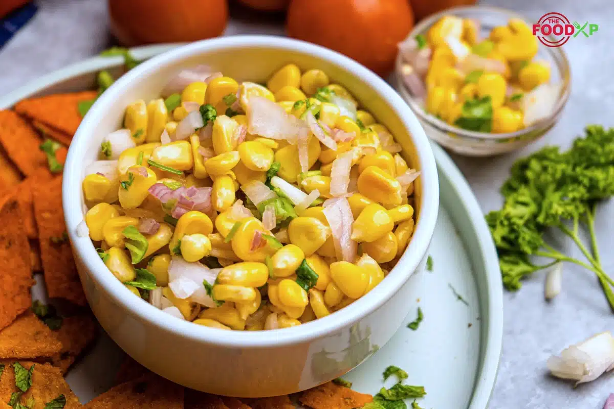 Homemade Chipotle Roasted Chilli Corn Salsa