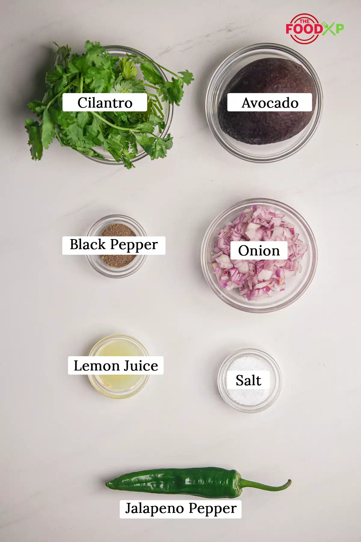 Chipotle Guacamole Ingredients
