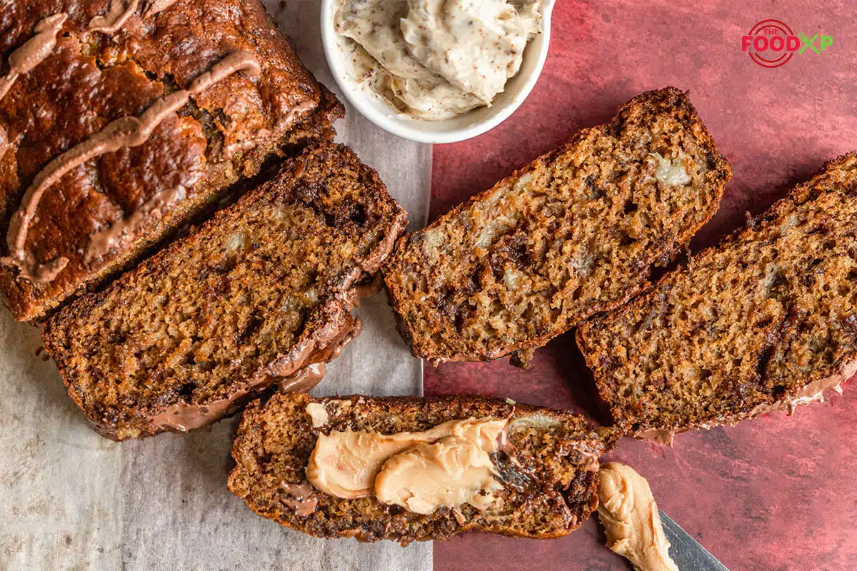 Serving Espresso Banana Bread Recipe