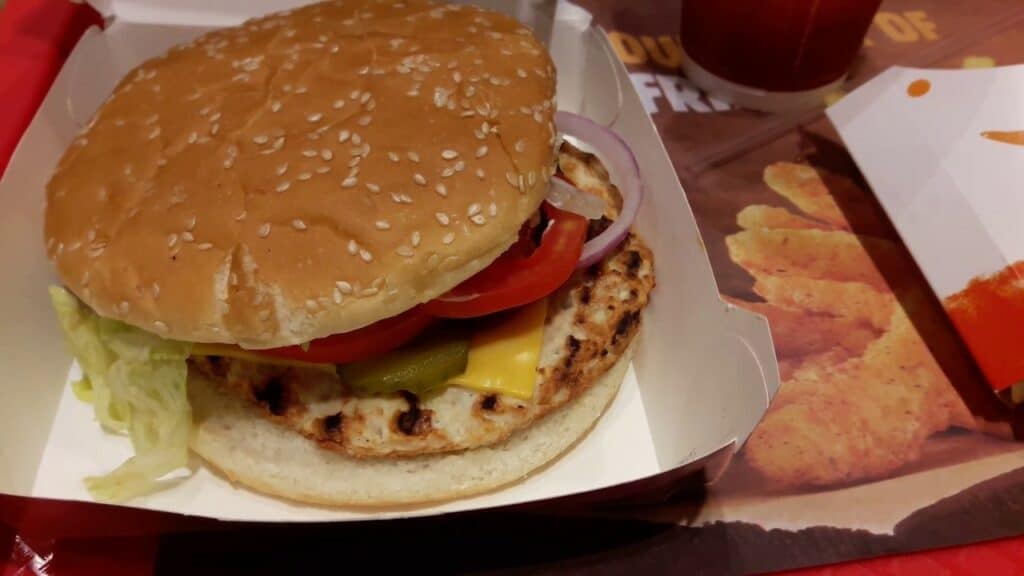 Burger King Flame Grilled Chicken Burger